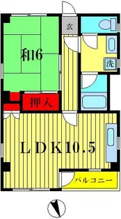 ヴァイセ【2階】の間取り