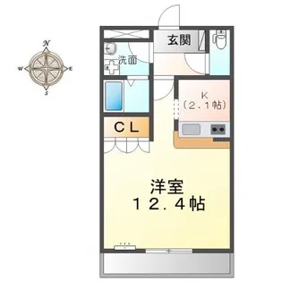 アーバンハイム春日【3階】の間取り