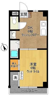 アクエリアス378【2階】の間取り