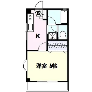 神奈川県川崎市高津区下野毛2【マンション】の間取り