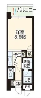 パークハイムうつぼ【2階】の間取り