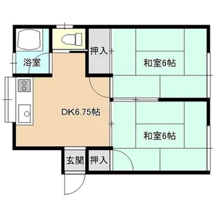 コーポナカムラ【2階】の間取り