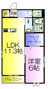シャーメゾン みなと【3階】の間取り