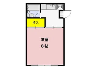 岩代コーポ【1階】の間取り