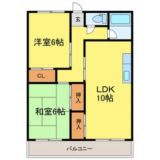 木村マンション【2階】の間取り