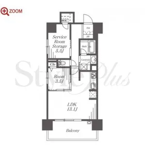 プレサンスロジェ金山駅前【5階】の間取り