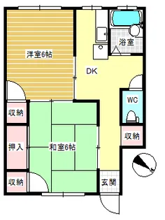 新潟県新潟市中央区米山【アパート】の間取り