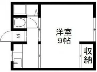 山本文化【1階】の間取り