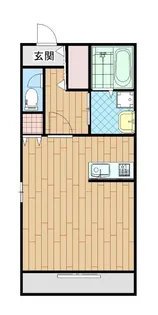 ラ・ルーナ鳥山【1階】の間取り
