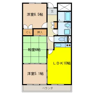 アプレシエ【7階】の間取り
