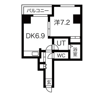 メゾンド東麻生【1階】の間取り