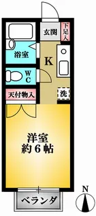 ジュネスコート【1階】の間取り