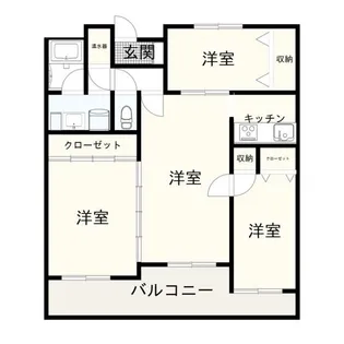 リラシャンテ【4階】の間取り