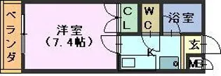シティライフ覚王山【2階】の間取り
