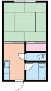 ハイツ豊【1階】の間取り