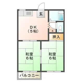 フォーブル平田【2階】の間取り