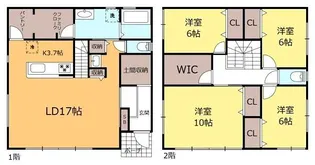 千葉県木更津市岩根2【一戸建】の間取り