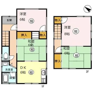 福井県福井市豊岡1【一戸建】の間取り