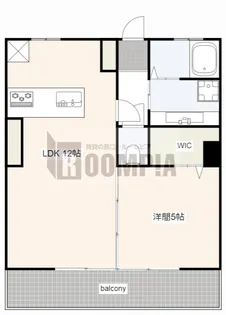 ハイリビングK【3階】の間取り