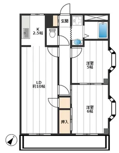 第五志伊ビル【2階】の間取り