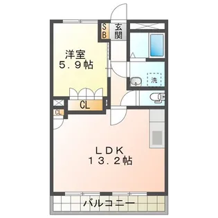 エミール【1階】の間取り