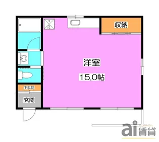 東京都東村山市諏訪町3【アパート】の間取り