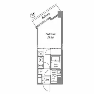 ラクレイス横濱関内【3階】の間取り