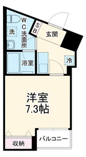 ラフィスタ横浜黄金町【2階】の間取り