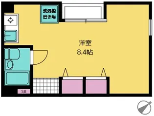 J/洗足【4階】の間取り