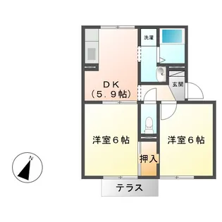 パストラル【1階】の間取り
