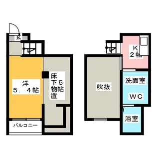 フェリス荒子【2階】の間取り