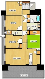 ネオ・プレイス大村西本町【9階】の間取り