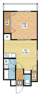 長崎県長崎市宝町【マンション】の間取り