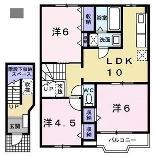 3LDKの間取り画像