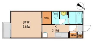 ソレーユメゾン【2階】の間取り
