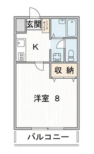 ラ・フィーヌ彩華II【3階】の間取り