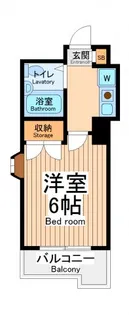 メゾンドール川崎【1階】の間取り