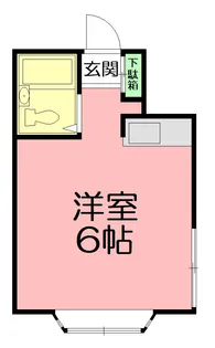 ハピネスハイム大和【1階】の間取り