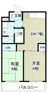 レジデンス イン ZAMA【2階】の間取り
