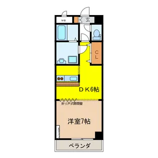 岐阜県羽島市舟橋町本町2【マンション】の間取り