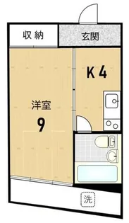 恩田ビル【4階】の間取り