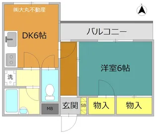 レジデンス青和【3階】の間取り