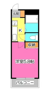 埼玉県所沢市東所沢3【マンション】の間取り