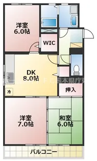 グランピア長嶺【2階】の間取り