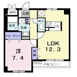 パストラール レジデンス【4階】の間取り