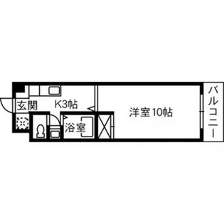 ジュネス宇品【2階】の間取り
