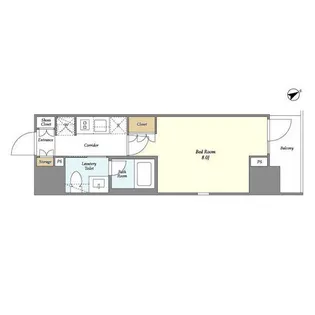 ジオエント門前仲町【6階】の間取り