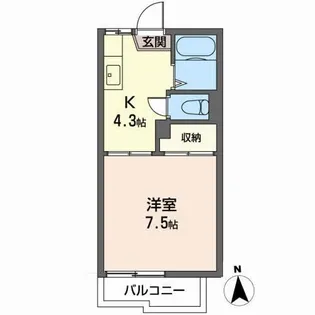 レジデンス樹【2階】の間取り