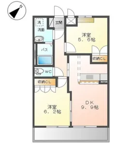 アリウス【2階】の間取り