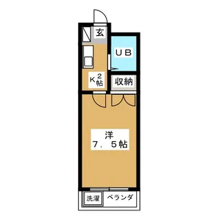 シャトーM【3階】の間取り